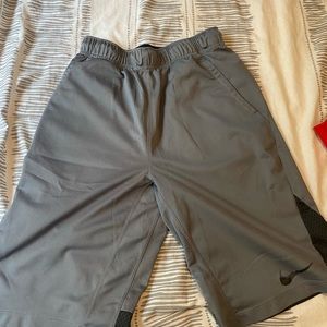 Gray Nike shorts
